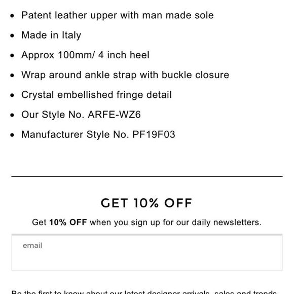 [area] crystal fringe “Chandelier” pink heels BNWT. - Picture 5 of 11